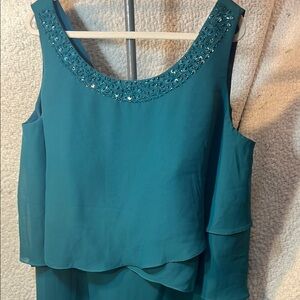 Plus Size Formal Sequins Top Dress 👗